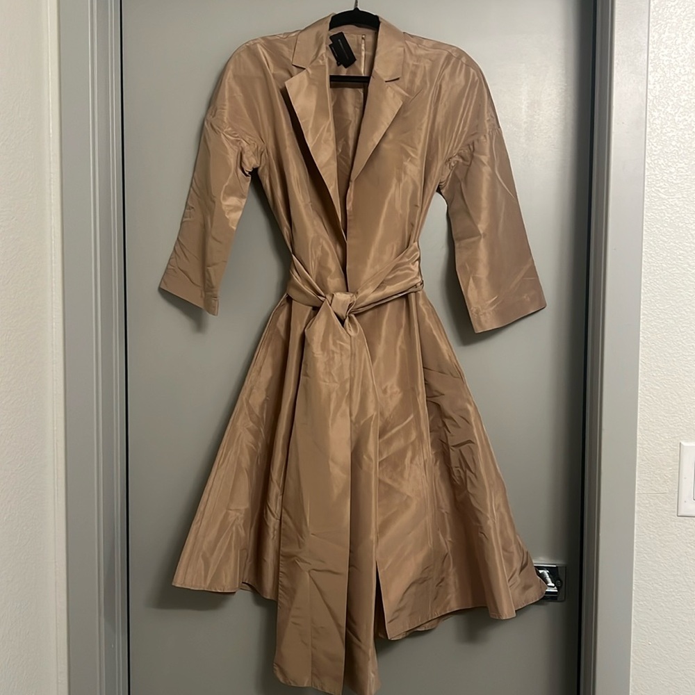 100% Silk Dress Jacket / Trench